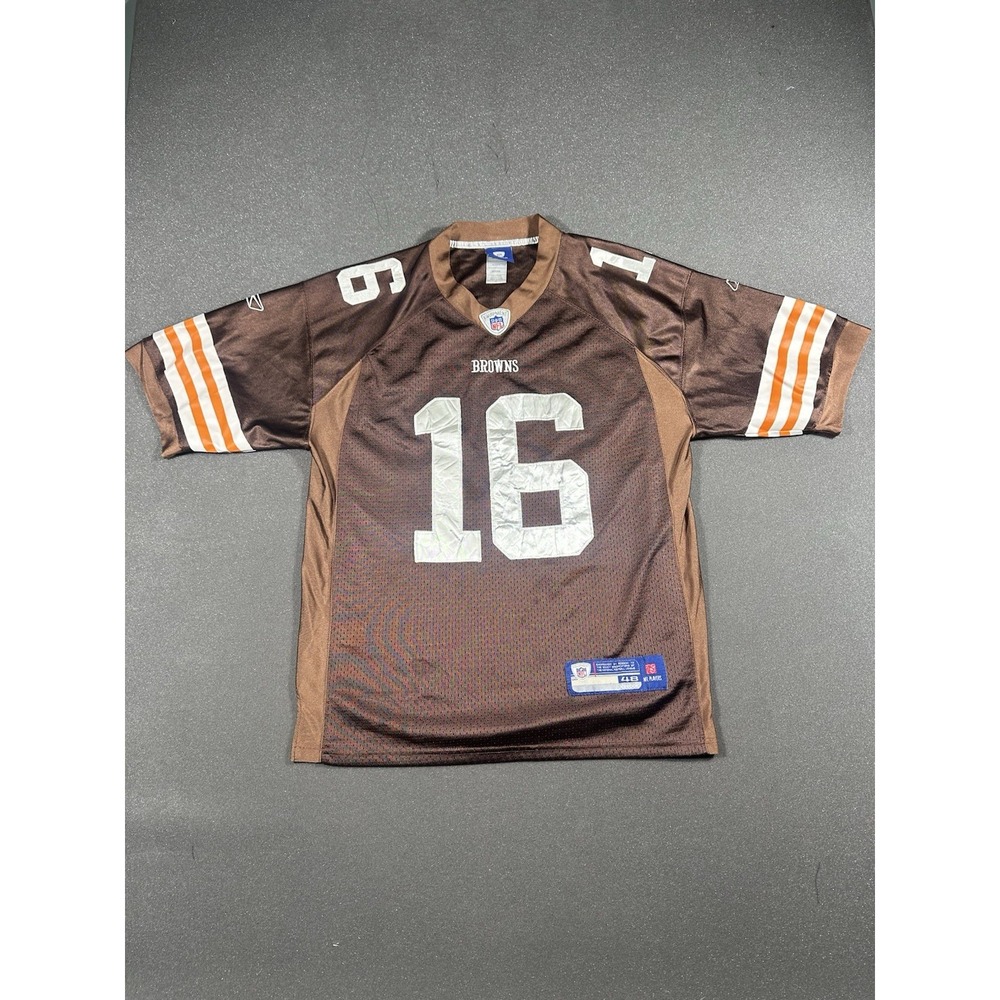 Vintage Josh Cribbs Cleveland Browns NFL Reebok On Field 48 Jersey - Picture 2 of 9